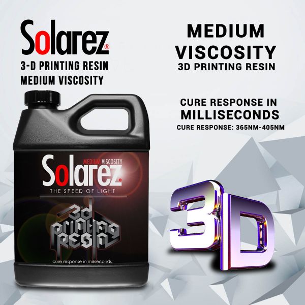 Solarez | Solarez 3-D Printing Resin Medium Viscosity Gallon