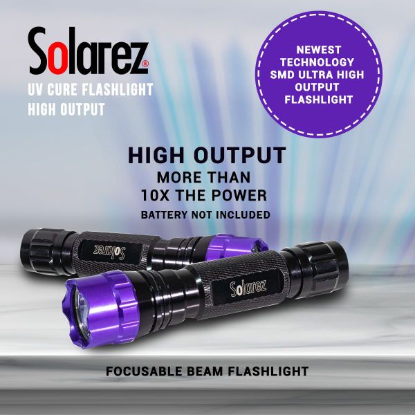 Solarez | 385nm UV Flashlight, high output, cures UV resin,